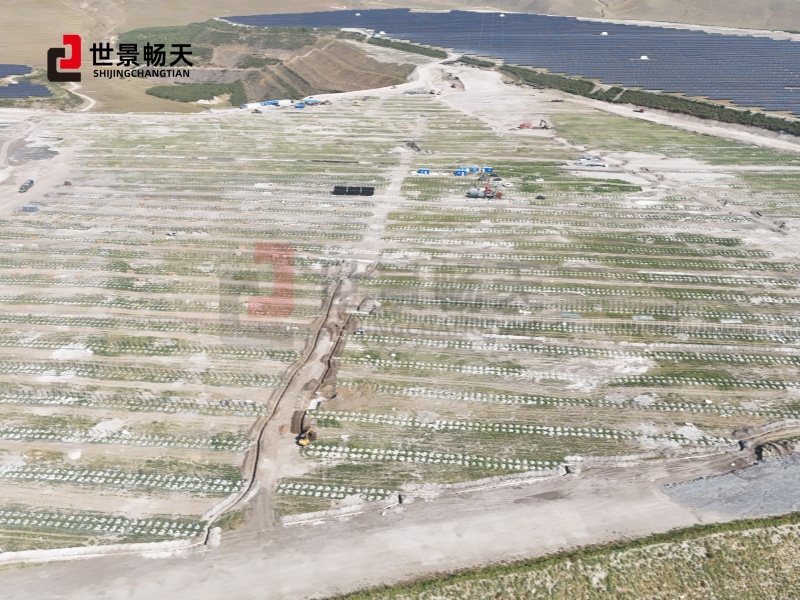 创源合金源网荷储一体化项目排土场110MW复合光伏项目(二期工程)土建工程